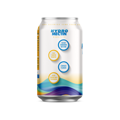 HydroMectin: Anti-Parasitic Hydrogen Water - 12-Pack of 12oz cans